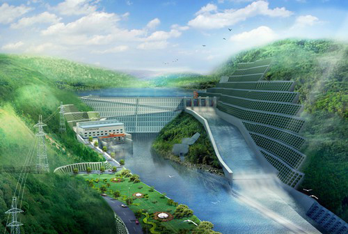 白鹭湖管理区老挝南塔河1号水电站项目